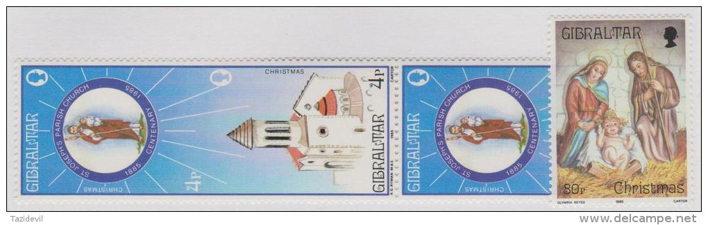 GIBRALTAR - MNH ** 1985 Christmas. Scott 481-2 - Gibraltar