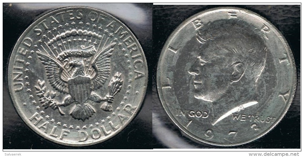 EE.UU.  USA HALF DOLLAR  1973 KENNEDY PLATA SILVER. - 1964-…: Kennedy