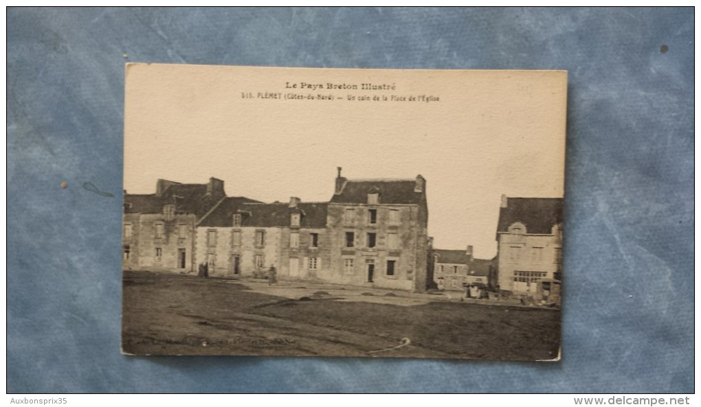 CPA - CARTE POSTALE - PLÉMET - LA PLACE DE L'ÉGLISE - 22 - Sonstige & Ohne Zuordnung