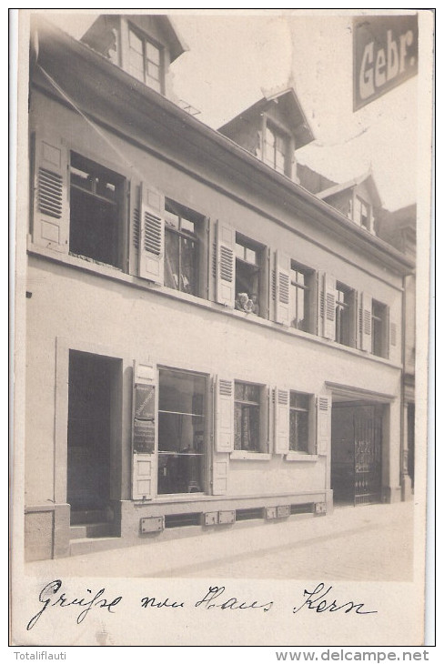 WEINHEIM Bergstrasse Grüße Vom Haus Kern Grosses Kinderwagen Lager 2.9.1910 Gelaufen - Weinheim