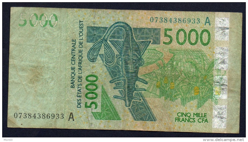 AFRICA DE L' OUEST - 5000 FRANCS CFA - Autres - Afrique