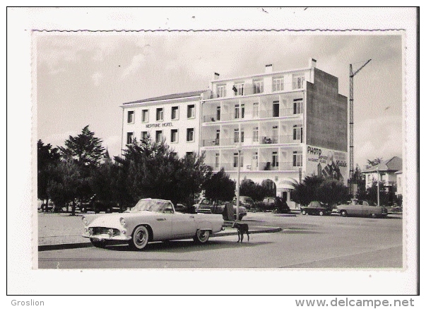 CANET PLAGE (PYR OR) CARTE PHOTO (HOTEL NEPTUNE CHIEN ET AUTO) PHOTOGRAPHE LORDAT - Canet Plage