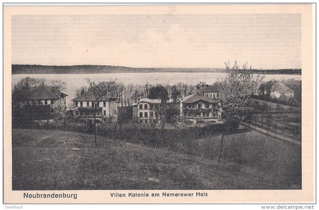 NEUBRANDENBURG Villen Kolonie Am Nemerower Holz Verlag Emil Borowy TOP-Erhaltung Ungelaufen - Neubrandenburg