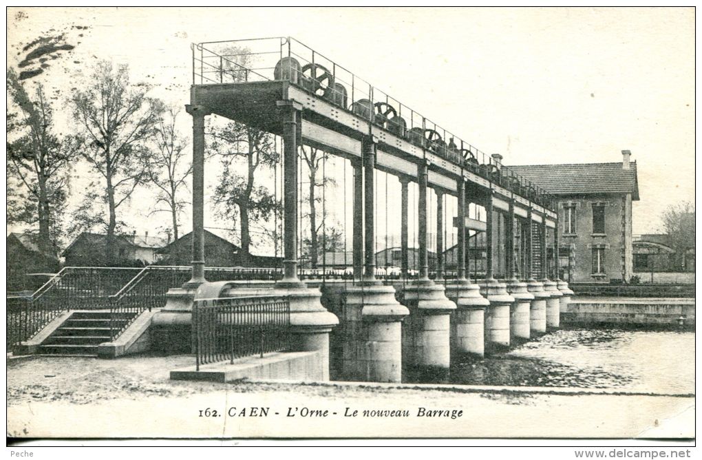 N°42882 -cpa Caen -l'Orne -le Nouveau Barrage- - Caen