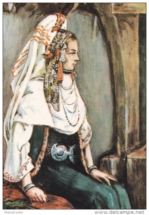 Bulgaria Painting - A Woman From The Village Bozhenci Bozhentsi Gabrovo District 1977 - Europe