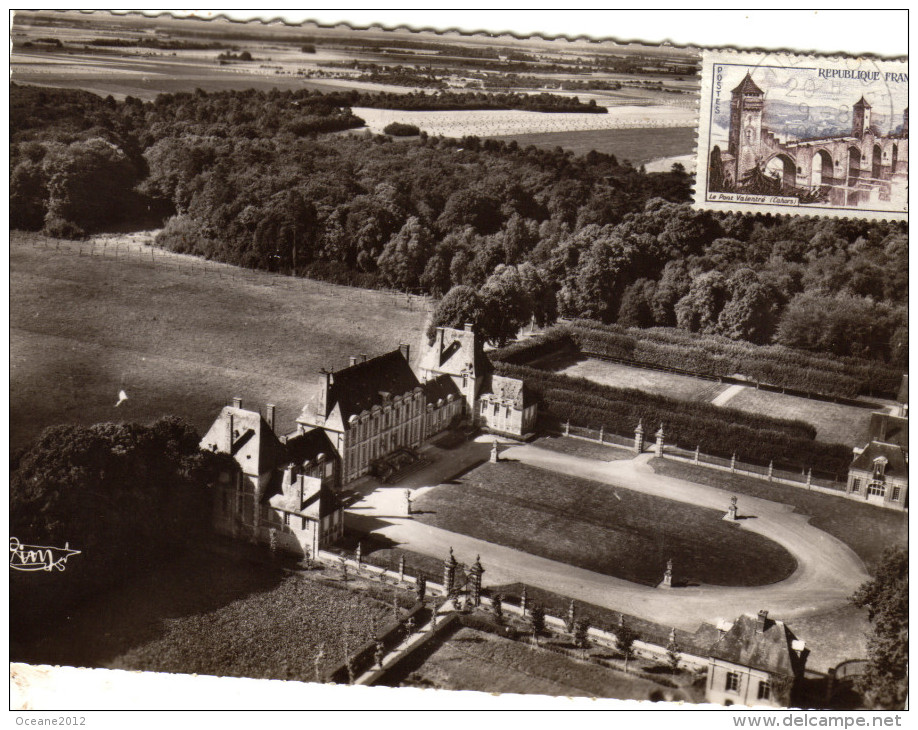 27 Saint Aubin D'Escroville. Le Chateau, Vue Aerienne - Saint-Aubin-d'Ecrosville
