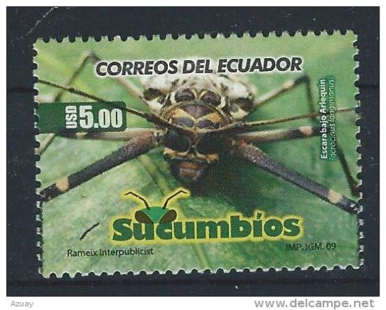 EC - 2009 - 3134 - ECUADOR - 1 WERT - INSEKT - ACROCINUS IONGIMANUS - SUCUMBIOS - MNH - POSTFRISCH - - Equateur