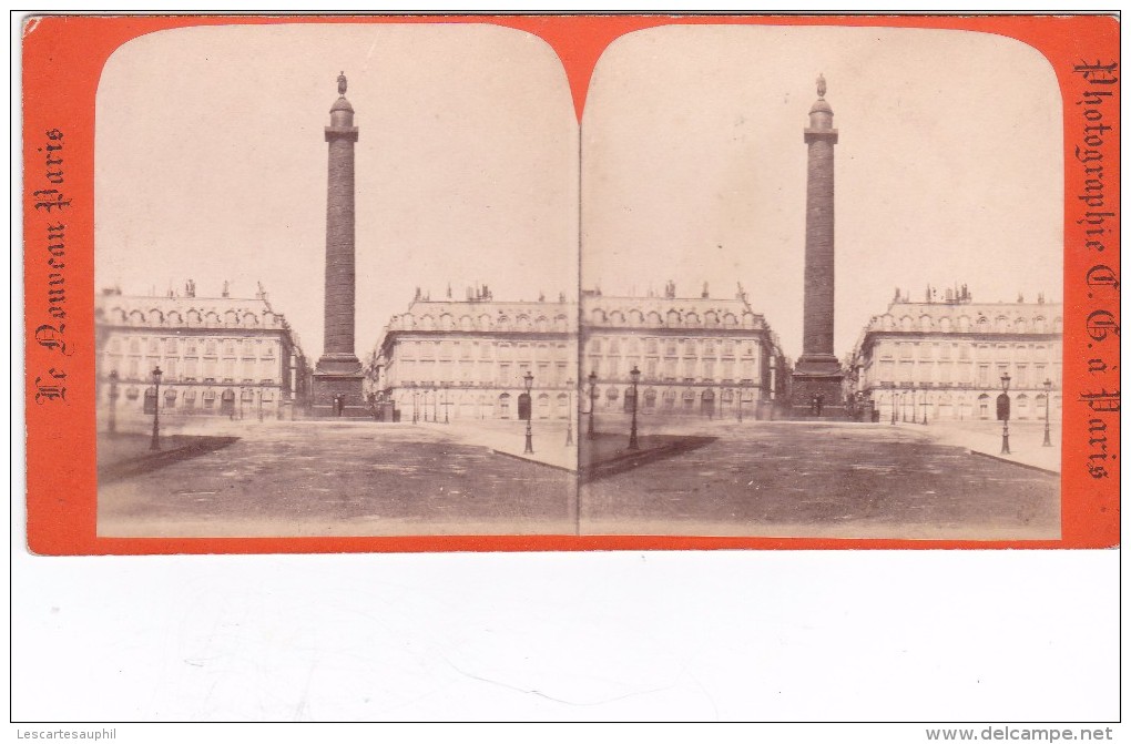 Vieille Photo Stereoscopique Le Nouveau Paris Avant 1900 - Stereoscopic