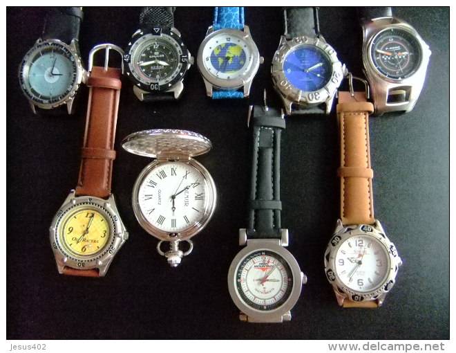 BONITA COLECCION DE RELOJES MODERNOS DE PULSERA  COLECCION ALTAYA - Relojes Modernos