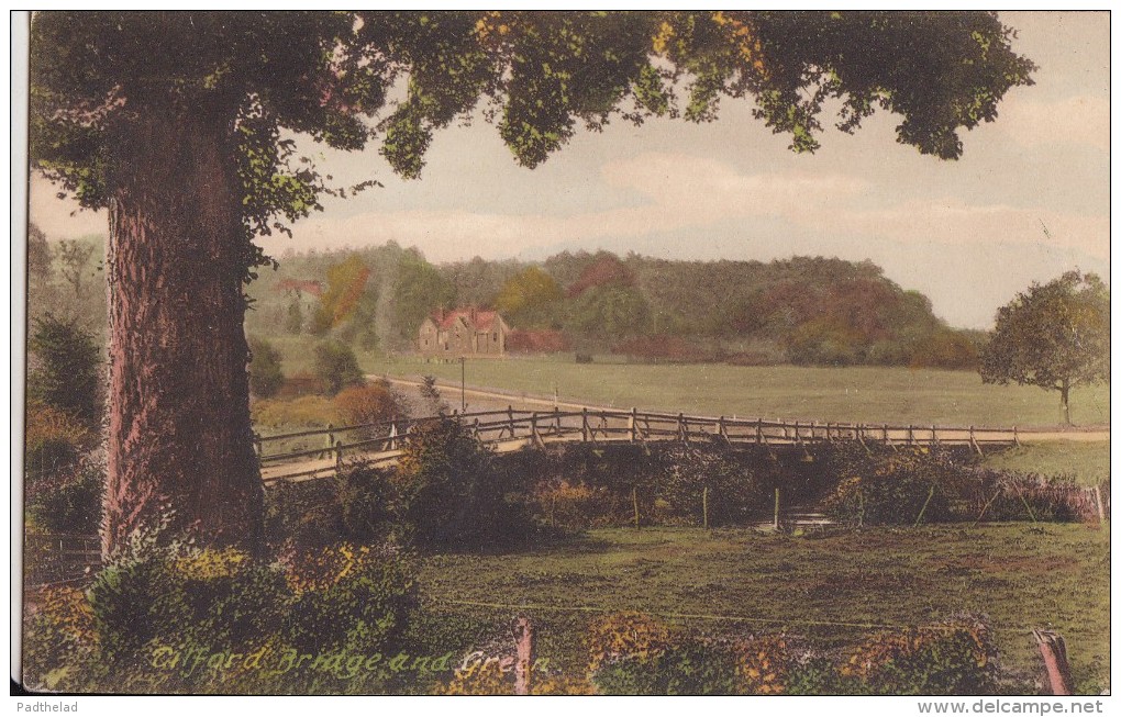 POSTCARD TILFORD BRIDGE AND GREEN - Surrey