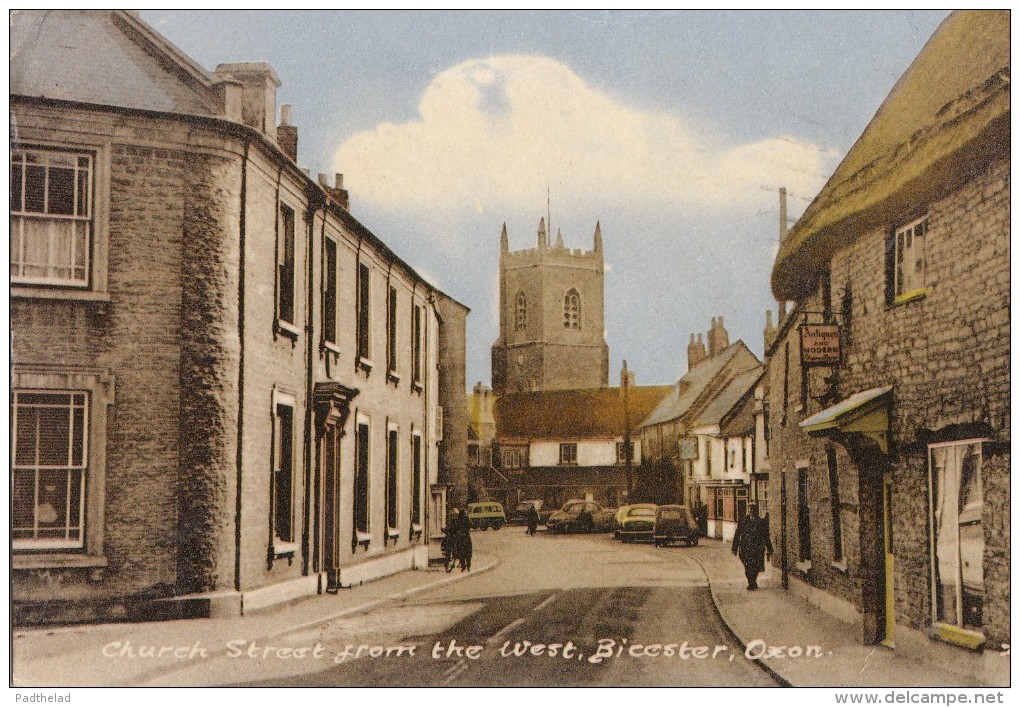 POSTCARD CHURCH STREET FROM THE WEST BICESTER OXON Z 18 - Other & Unclassified