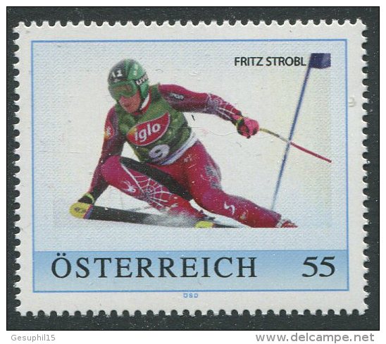 ÖSTERREICH / PM Fritz Strobl / Postfrisch / MNH /  ** - Personalisierte Briefmarken