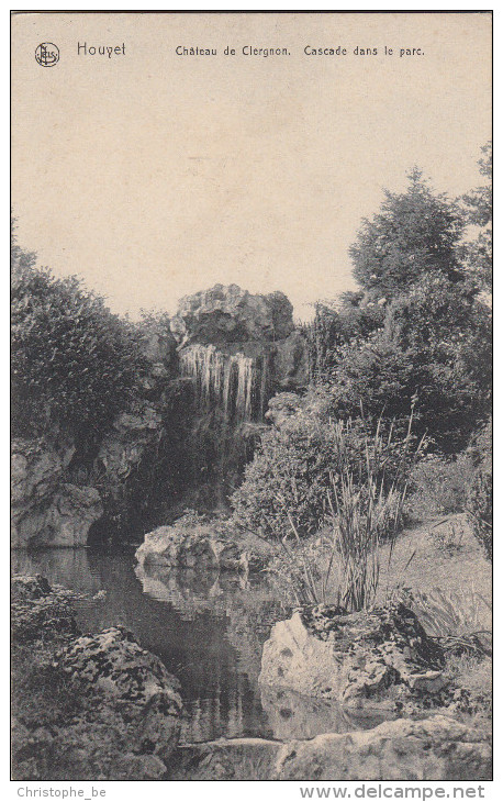 Houyet, Château De Clergnon, Cascade Dans Le Parc (pk19541) - Houyet