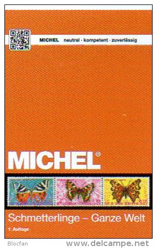 Schmetterlinge Ganze Welt MICHEL Motiv-Katalog 2015 New 64€ Color Topics Butterfly Catalogue The World 978-3-95402-109-3 - Animals