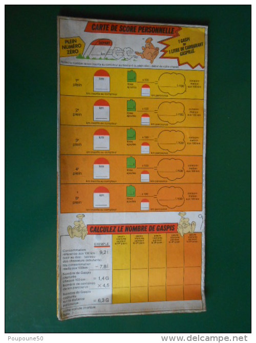 CARTE ROUTIERE  IGN 1979  FRANCE - Permis De Chasse Au Gaspi   Par TOTAL Relais Du Plant Champigny Sur Marne Bd - Carte Stradali