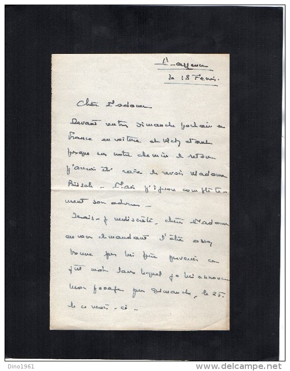 VP1866 - Lettre De Mr FOURNAS De LA  FOREST  DIVONNE   à  MAYENCE - Documenti