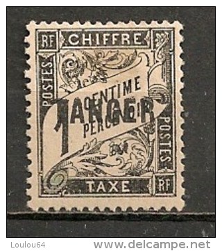 Timbres - France (ex-colonies Et Protectorats) - Maroc - 1911/17 - Taxe - 1 C. - Tanger - - Timbres-taxe