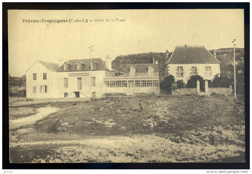 Cpa Du 22 Trevou Tréguignec -- Hôtel De La Plage   FRM 18 - Penvénan