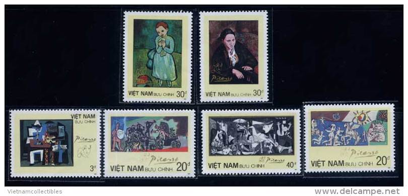 Vietnam Viet Nam MNH Perf Stamps 1987 : Art Painting Of Picasso (Ms533) - Viêt-Nam