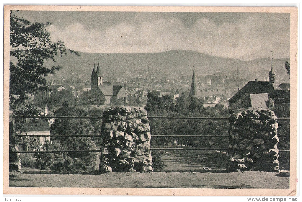 ISERLOHN Panorama über Die Stadt Von Der Terrasse Grünlich1.3.1922 Datiert - Iserlohn