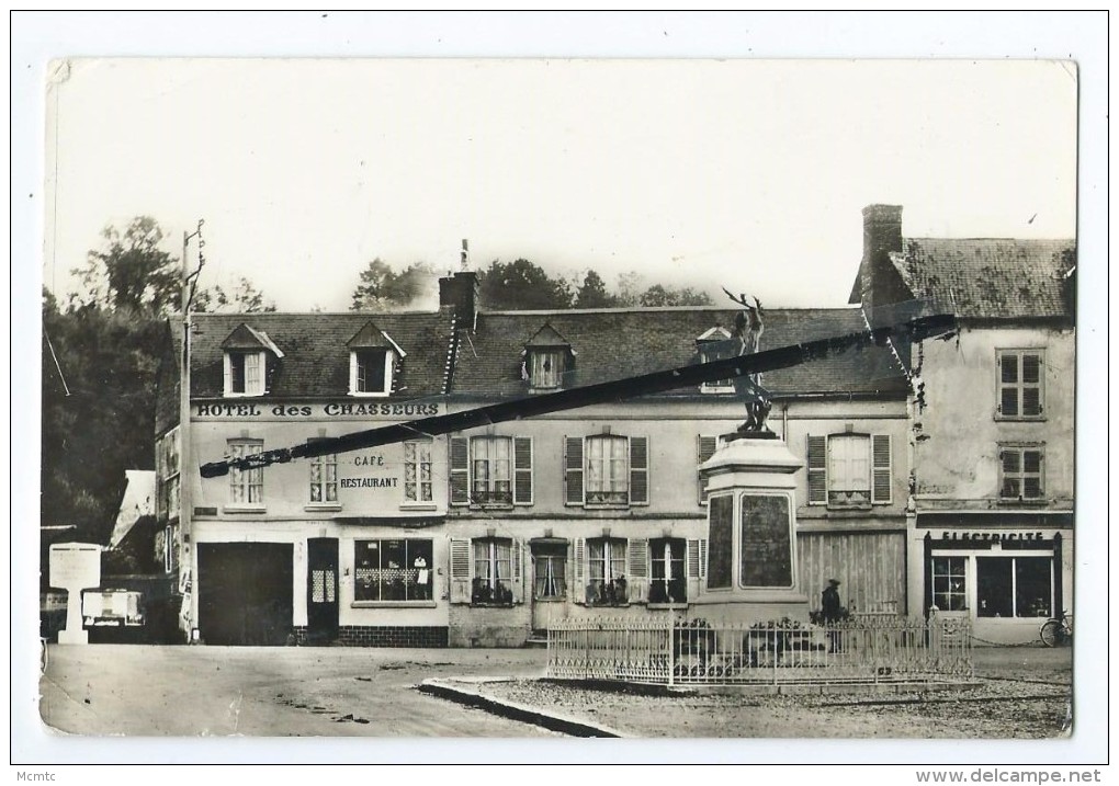 Carte Abîmée - Songeons - Hôtel Des Chasseurs - Songeons