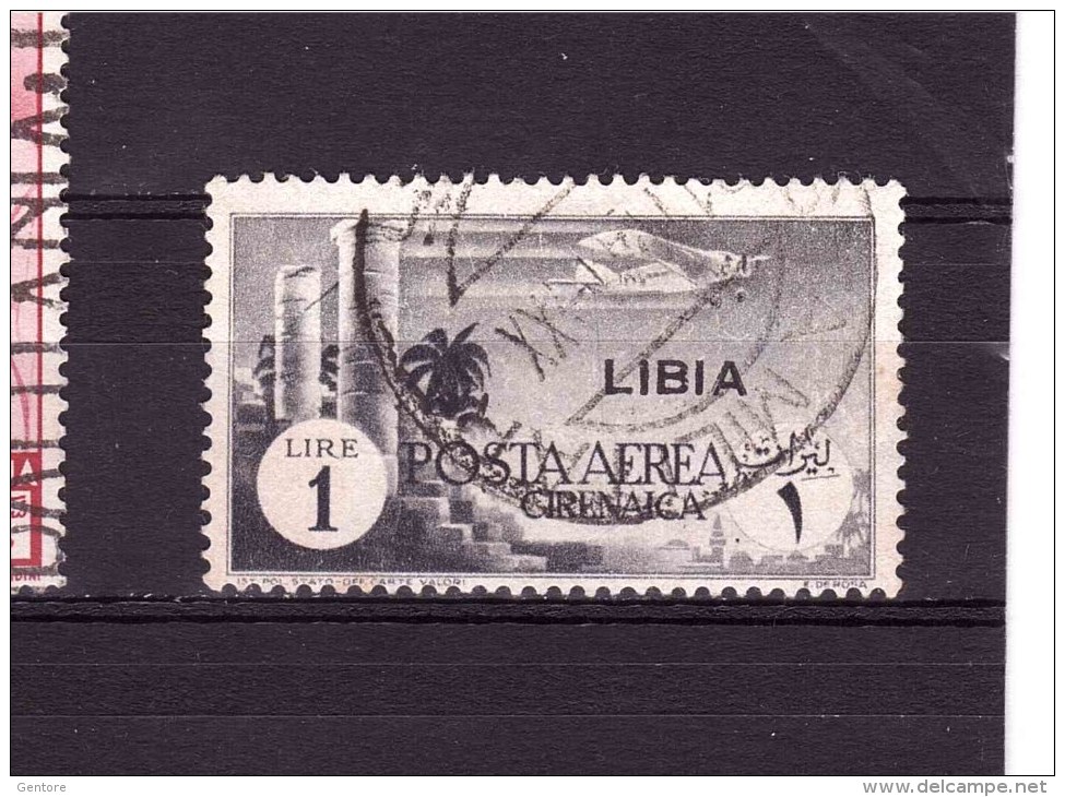 LIBYA 1941 Air Stamp  Cat. Sassone N° 52  Very Fine Used With Clear Cancellation - Libya