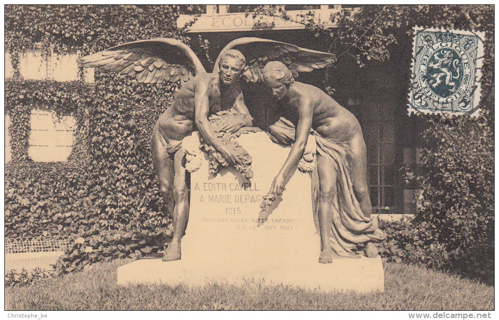 Brussel, Bruxelles, Mémorial Edith Cavell Et Marie Depage (pk19585) - Musea