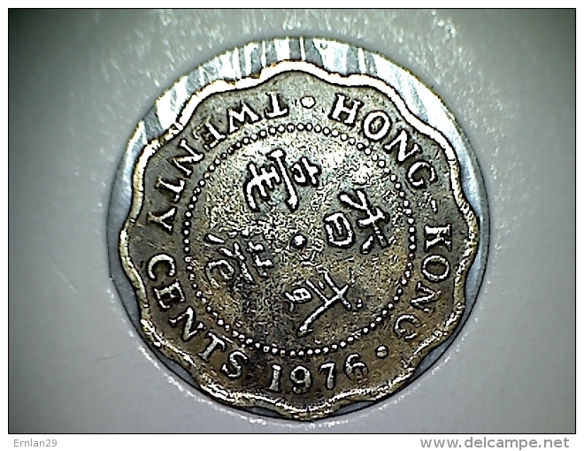 Hongkong 20 Cents 1976 - Hong Kong