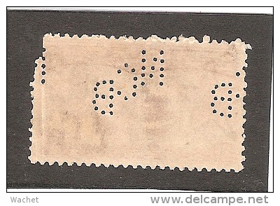 Perforadas/perfin/perfore/lochung     Republica De Cuba 1928 10 Centavos Sc # 288  Ed # 227 NCB - Oblitérés