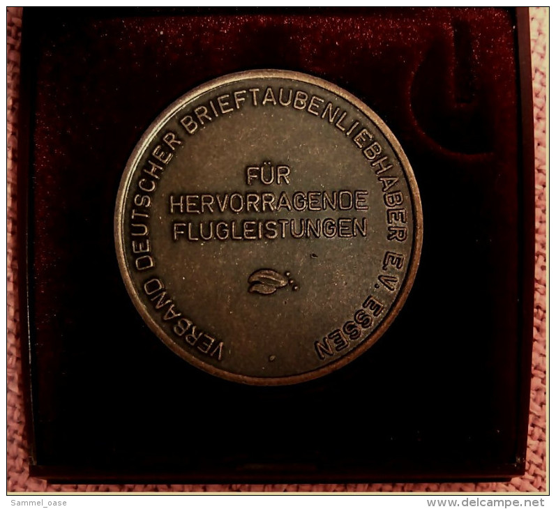 Bronze Medaille / Plakette  -  Verband Deutscher Brieftaubenliebhaber E.V. Essen  -  Aktion Sorgenkind - Sonstige & Ohne Zuordnung