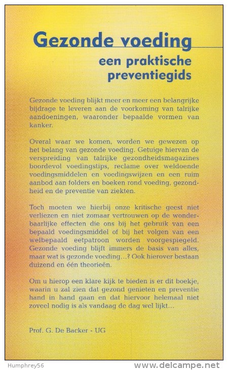 Eva DE WINTER - Gezonde Voeding - Een Praktische Preventiegids - Praktisch