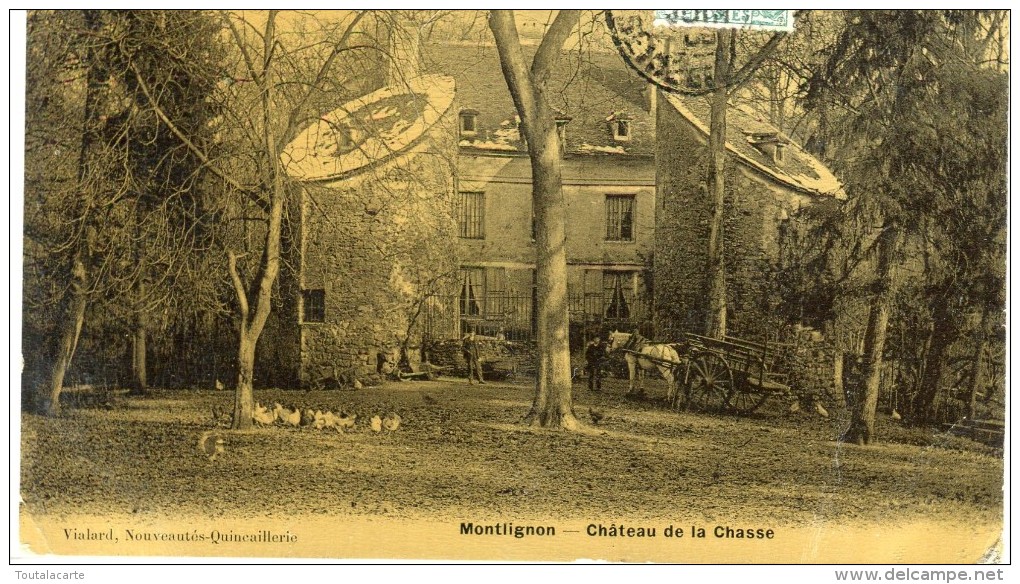 CPA 95 MONTLIGNON CHATEAU DE LA CHASSE - Montlignon