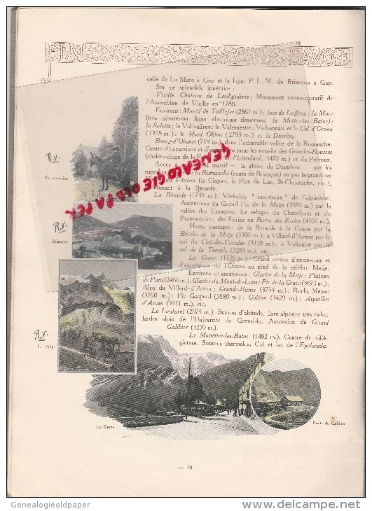 ATLAS PLM- SNCF- CHEMINS DE FER- SAVOIE DAUPHINE- BELLEGARDE-BOUVERET-THONON-EVIAN-ANNEMASSE-CHAMONIX-ANNECY- AIX- - Ferrovie & Tranvie