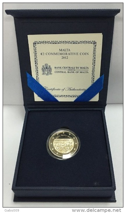 MALTE - Coffret BE PROOF Pièce De 2 Euro Commémorative 2012 - Majorité Au Conseil Des Représentants - - Malta