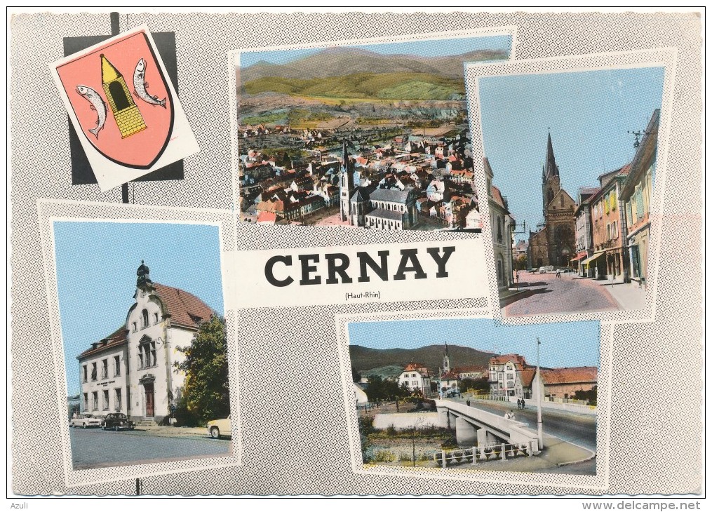 CERNAY -  Souvenir - CPSM Format  10 X 15 Cm - Cernay