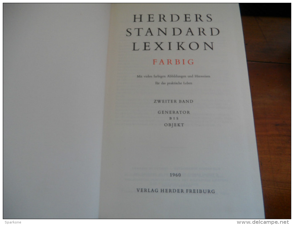 Herders Standard Lexikon / De 1960 - Dictionnaires