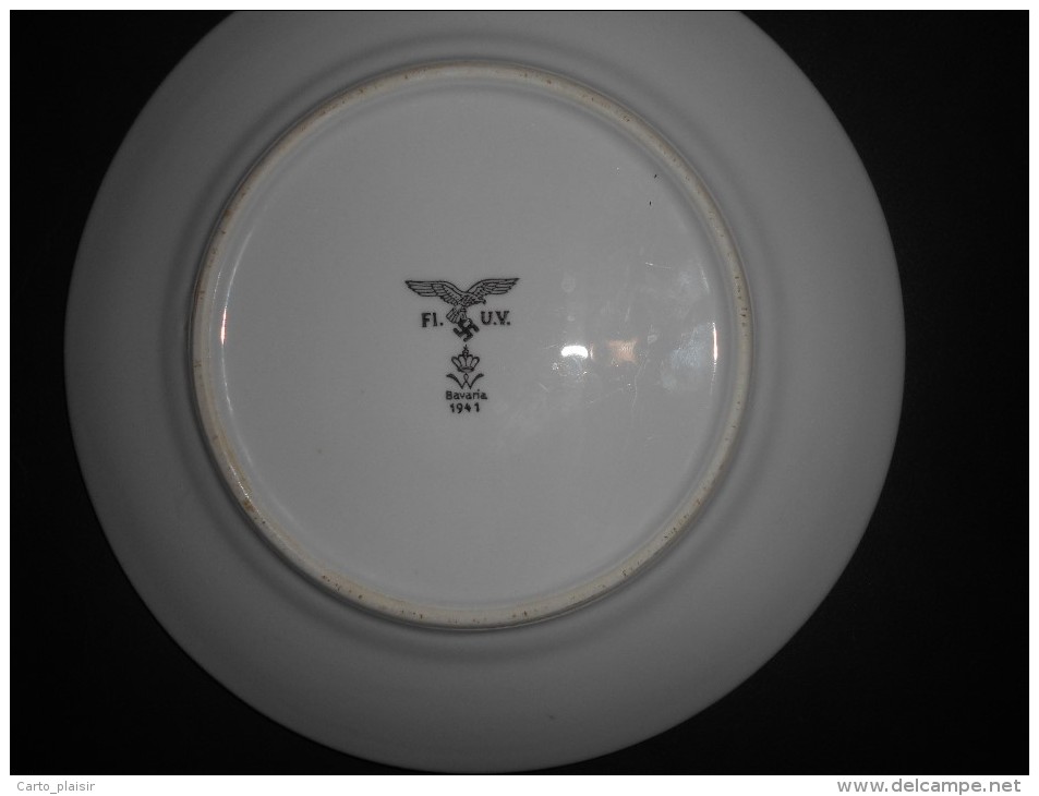 ASSIETTE ALLEMANDE.......TRES BELLE ASSIETTE DE LA FI.UV.................................................WW2 - 1939-45