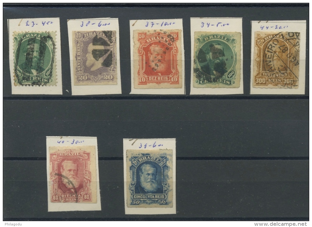 Vieux Timbres Bresil  Cote Minimale 32 Euros - Used Stamps