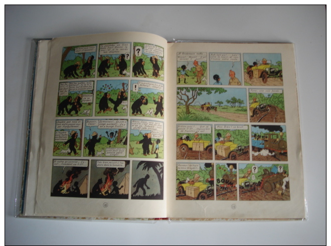 Bd Originale " Tintin Au Congo " 1947..livre En Bon Etat General Voir Scans Et Details - Tintin