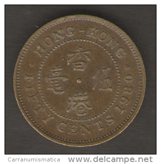 HONG KONG 50 CENTS 1980 - Hong Kong