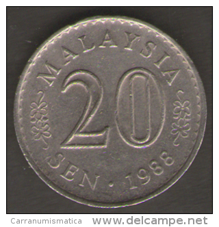 MALESIA 20 SEN 1988 - Malaysie