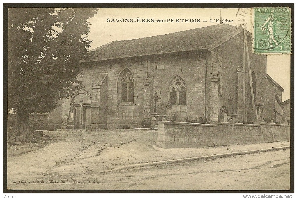 SAVONNIERES En PERTHOIS L'Eglise (Charoy Dumas Vorzct) Meuse (55) - Autres & Non Classés