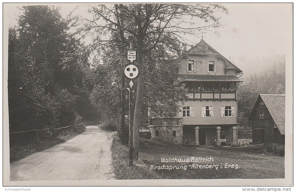 AK Hirschsprung Waldhaus Böttrich Bei Altenberg Geising Oberbärenburg Falkenhain Schellerhau Bärenstein - Lauenstein