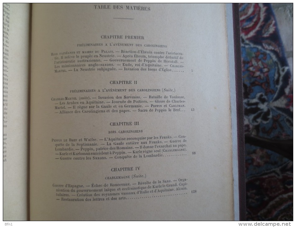 CHARLEMAGNE ET L´EMPIRE CAROLINGIEN- 1893- H MARTIN- VOIR PHOTOS