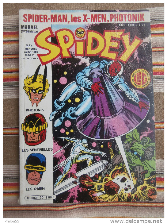 SPIDEY  Mensuel N°30 1982  MARVEL LUG - Spidey