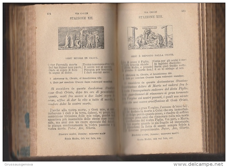 DC1) GIUSEPPE RIVA MANUALE DI FILOTEA Ed Ist. Italiano Arti Grafiche Bergamo 1901 Religione - Old Books