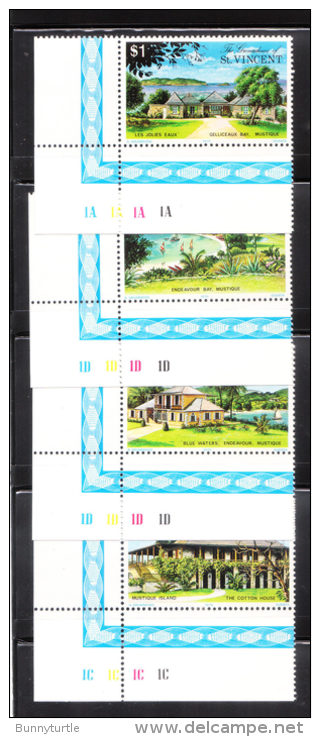 St Vincent Grenadines 1975 Mustique Island Scenery MNH - St.Vincent (...-1979)