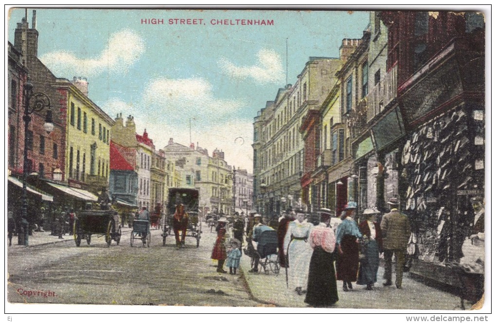 High Street, Cheltenham - G D & D Circa 1910 - Cheltenham