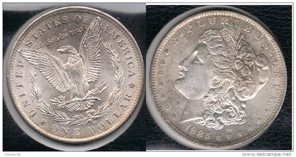 EE.UU.  USA   DOLLAR 1885 O  MORGAN PLATA SILVER. - 1878-1921: Morgan