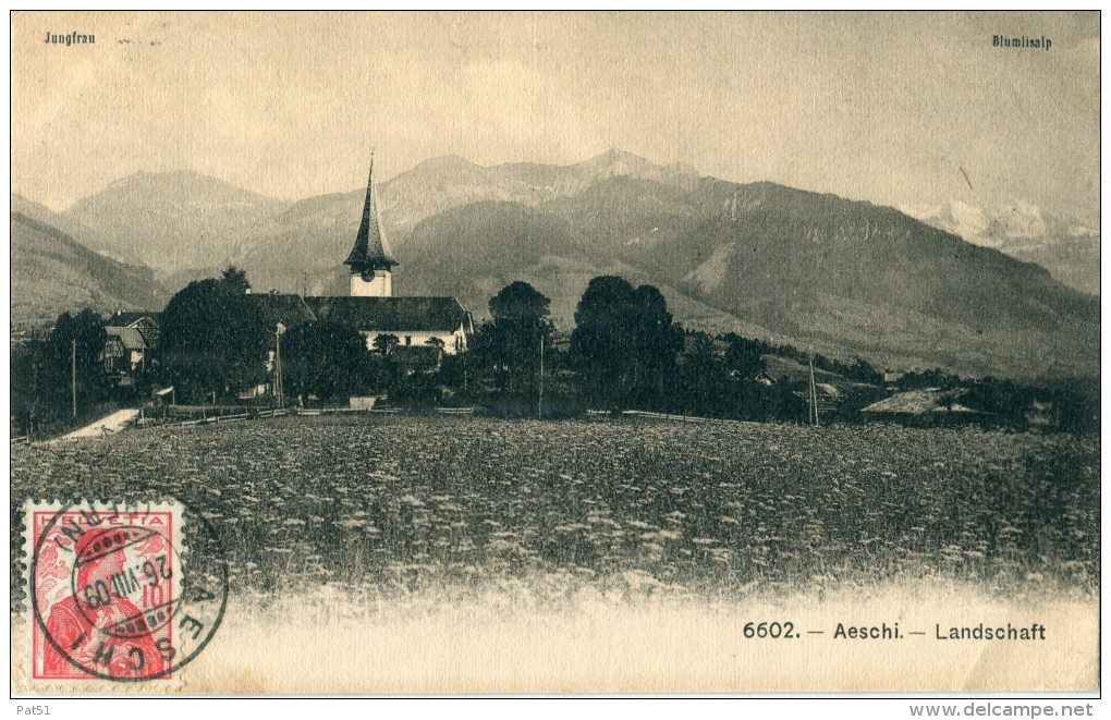 SUISSE - BE - Aeschi : Landschaft - Aeschi